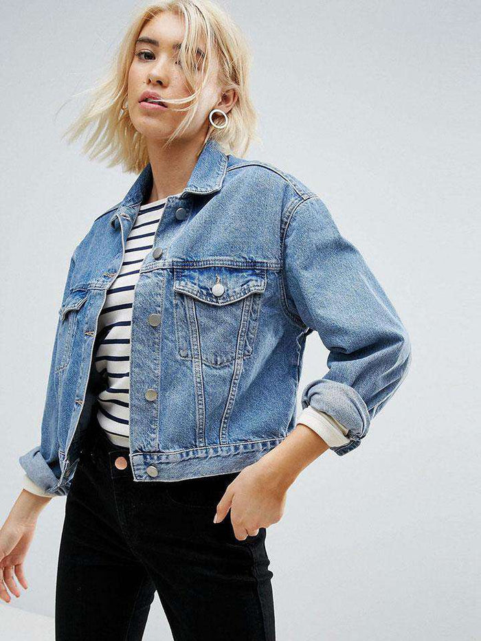 Boxy1 T-Shirt with Roll Sleeve - domostores